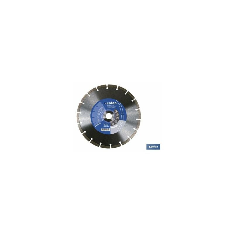 foto del prodotto disco diamantato universale base 230 mm.