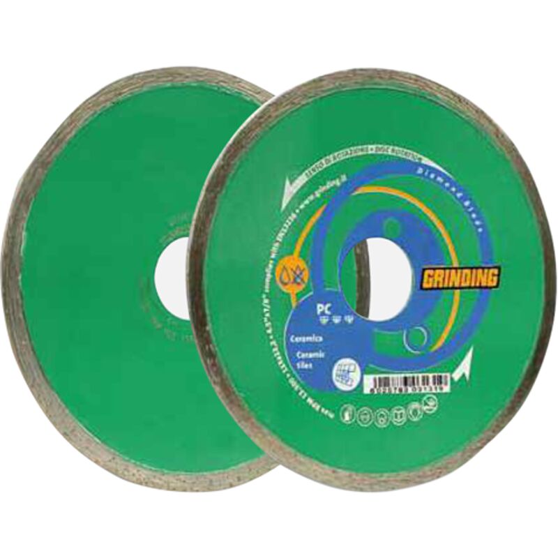 foto del prodotto disco diamantato x ceramica corona continua liscia 230 mm grinding 1a1r