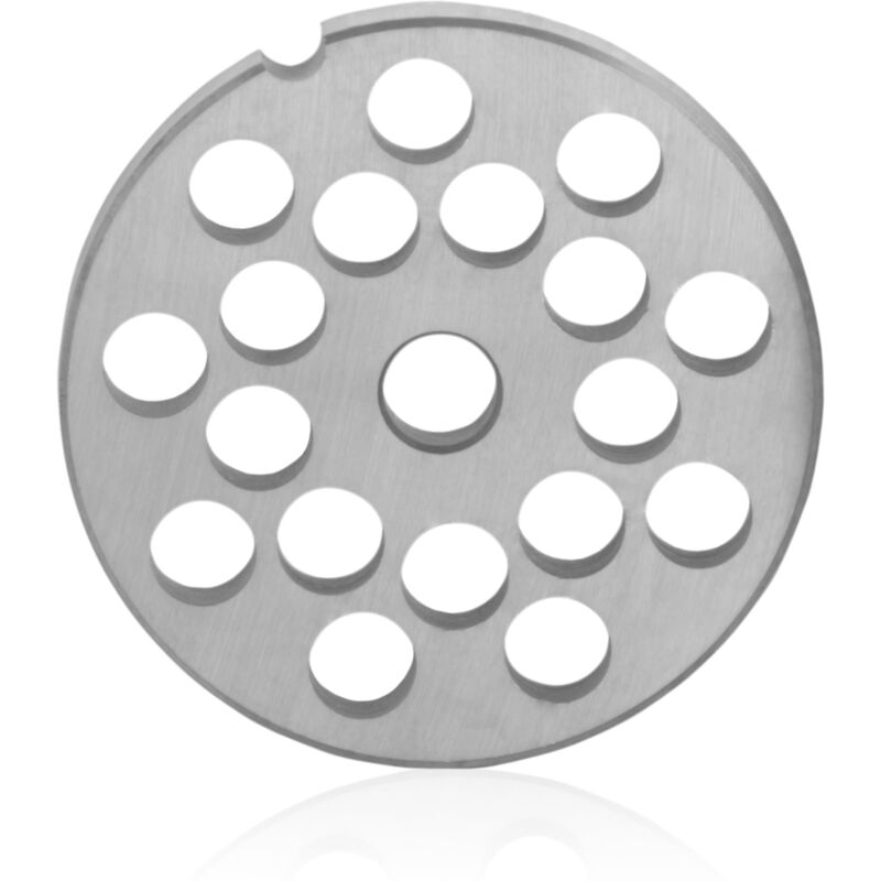 foto del prodotto disco forato in acciaio inox 10 mm per tritacarne professionale elettrico 7 cm mahlzeit