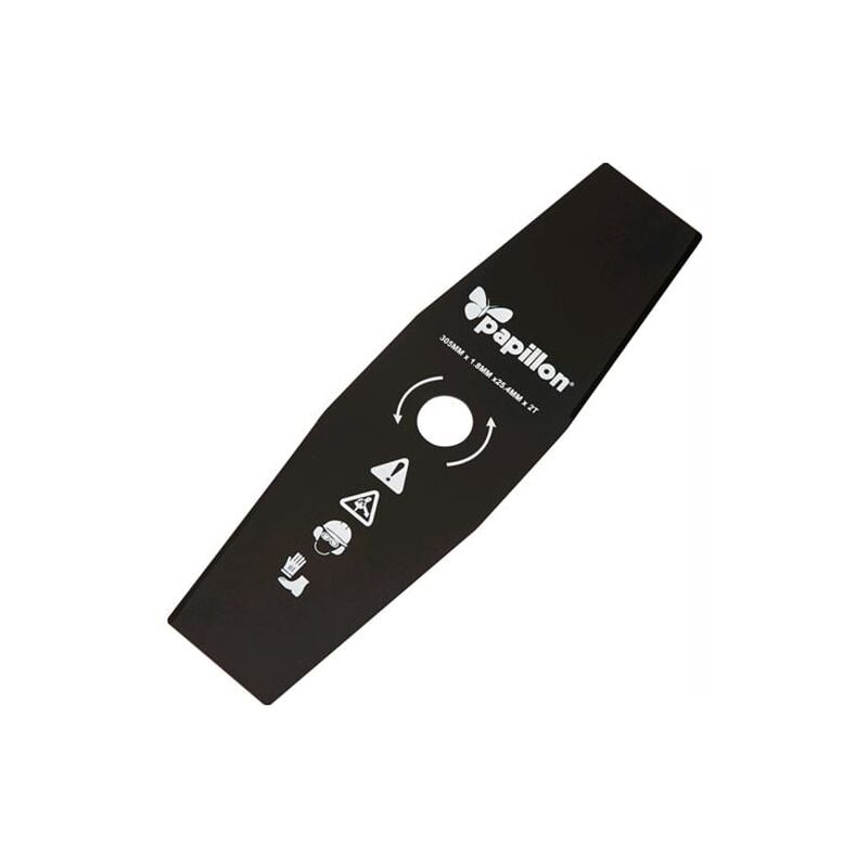 foto del prodotto disco in acciaio 2 denti per decespugliatore da 305 mm papillon