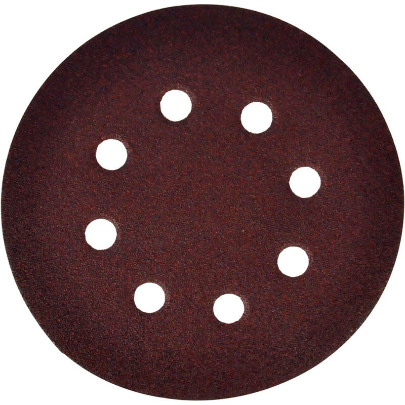 foto del prodotto disco in carta velcrato p64e 8 fori mm 125 x 0 grana 60