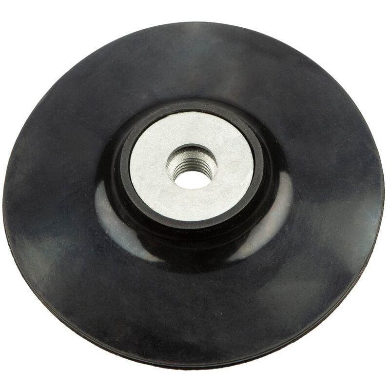 foto del prodotto disco in gomma adesivo 125 mm x m14 supporto cilindrico