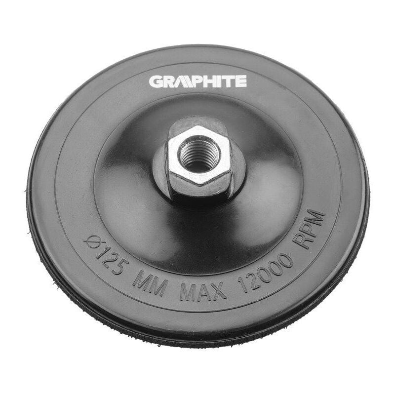 foto del prodotto disco in gomma per smerigliatrice angolare 125 mm x m14