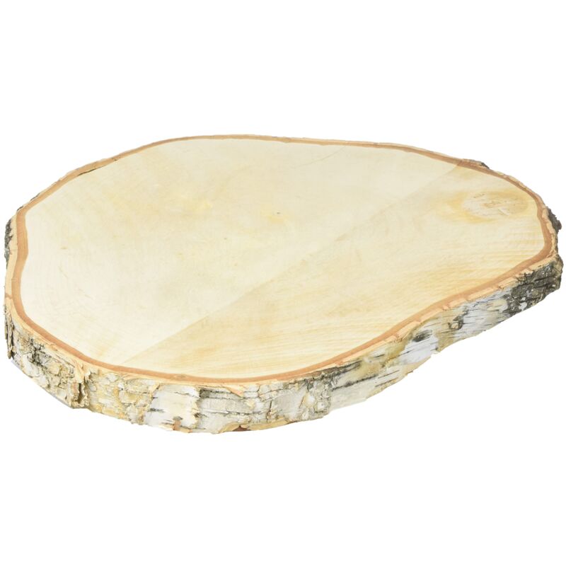 foto del prodotto disco in legno di pioppo, naturale, circolare, diametro 29-32cm, spessore 2,5cm, 1 pezzo, per decorazioni e lavori creativi, 55807000 - rayher
