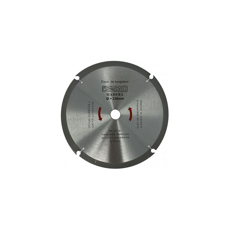 foto del prodotto disco in tungsteno per taglio legno per radiale cdm 230mm