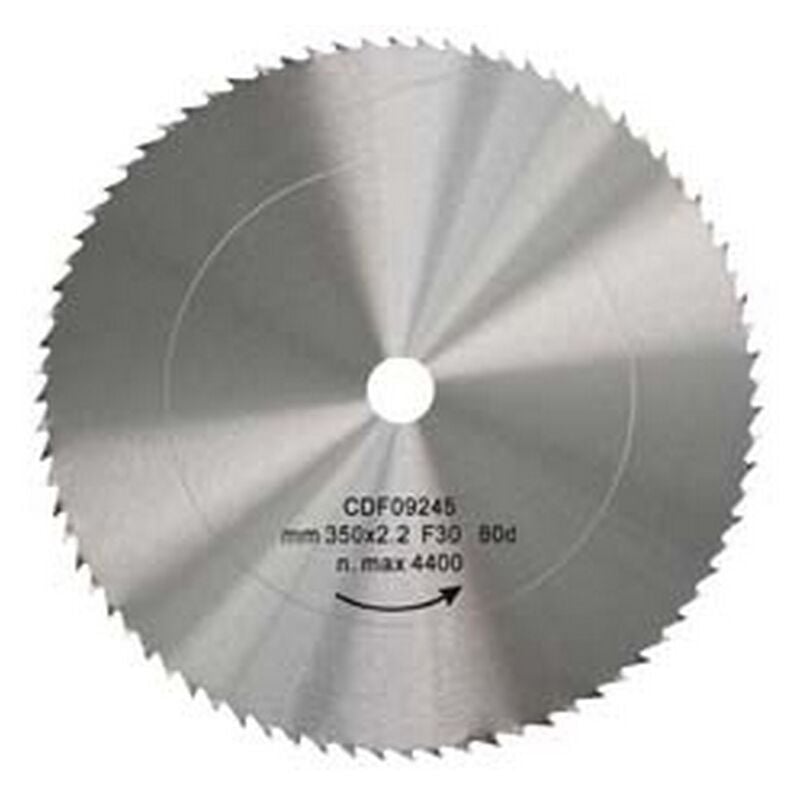 foto del prodotto disco lama circolare cromo vanadio dentatura normale - mm.450 foro 30 denti 80 sp.mm.2,5