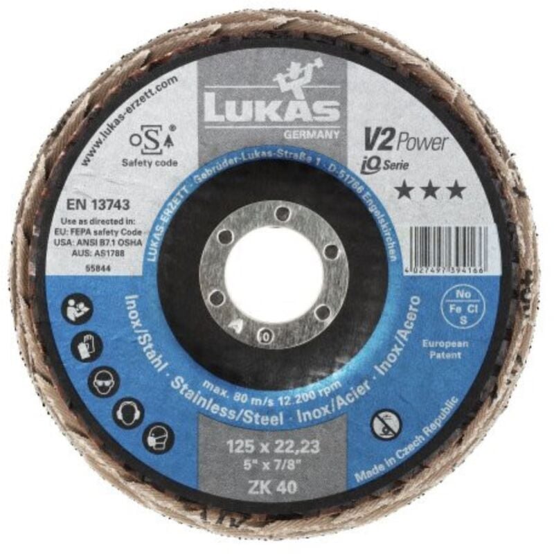 foto del prodotto disco lamalla v2 power125mm zk k60 lukas