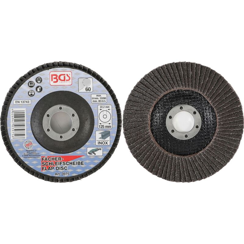 foto del prodotto disco lamellare 125 mm k 60