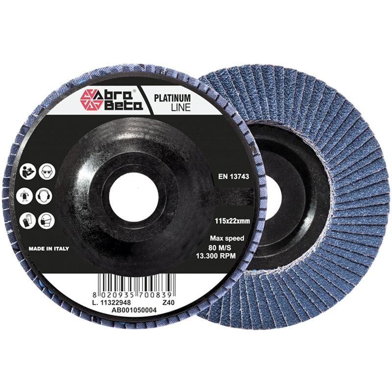 foto del prodotto disco lamellare beta zirconio