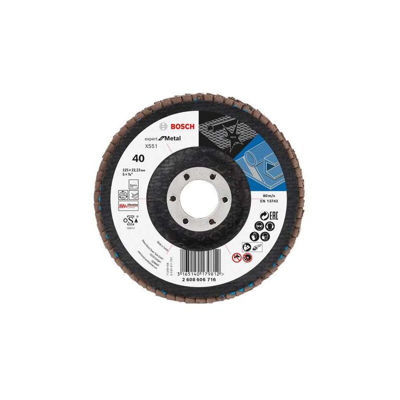foto del prodotto disco lamellare expert for metal angolato g120