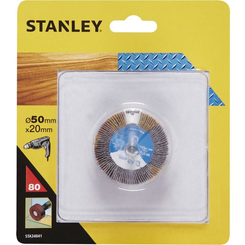 foto del prodotto disco lamellare stanley per molare 50 x 20 mm grana 80