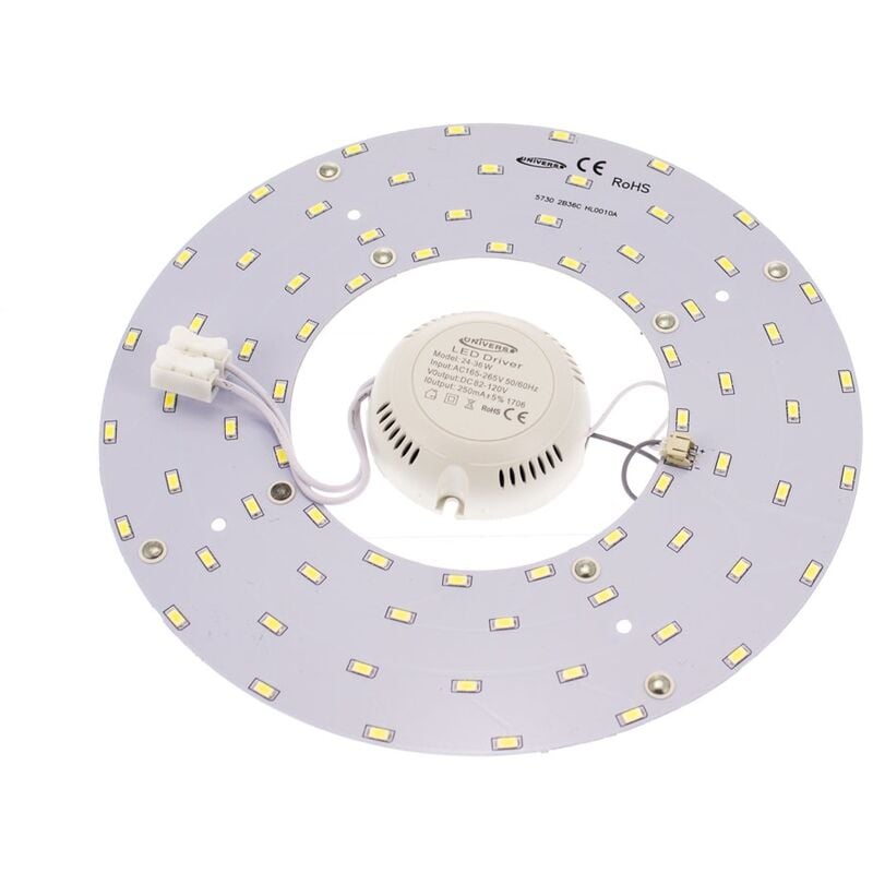 foto del prodotto disco led circolina con calamita 32w 3400 lm 120 universo 6500k luce fredda