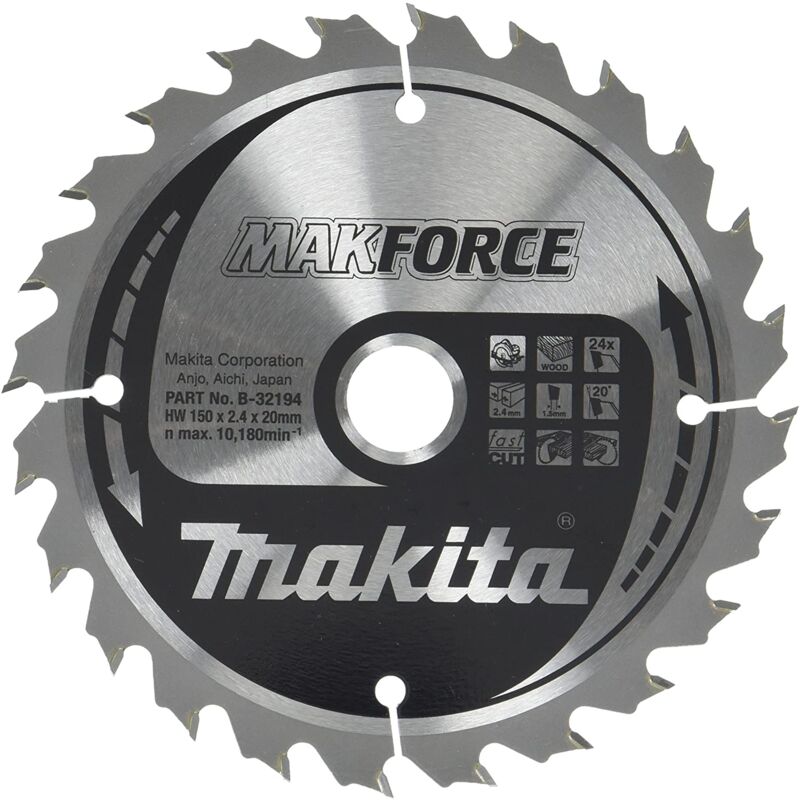 foto del prodotto disco legno 150 mm makita b 32194