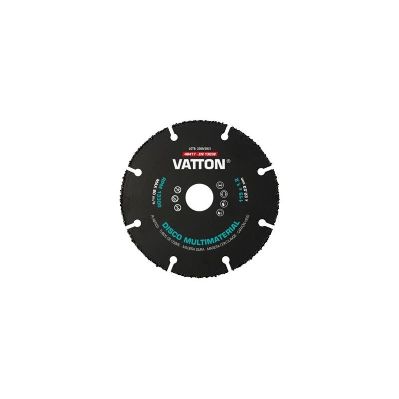 foto del prodotto disco multimateriale vatton da 115 mm