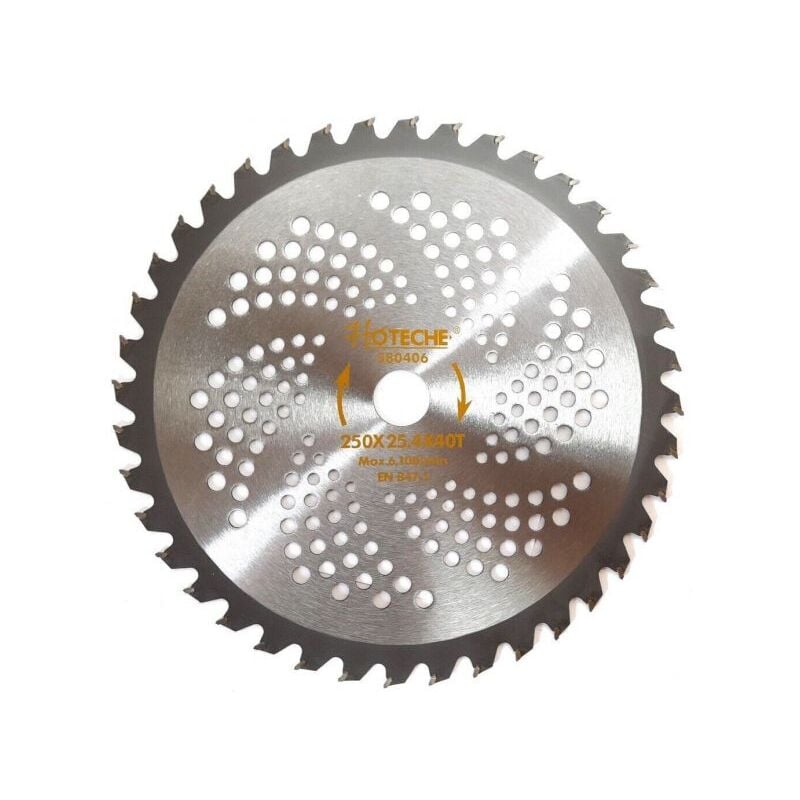 foto del prodotto disco per decespugliatore ricambio tosaerba 40 denti 255 x 25,4 mm art.580406