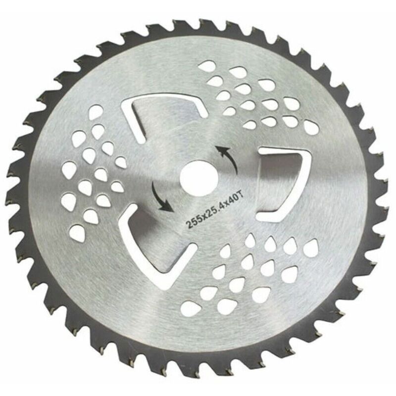 foto del prodotto disco per decespugliatore ricambio tosaerba 40 denti 255 x 25,4 mm gf 0085