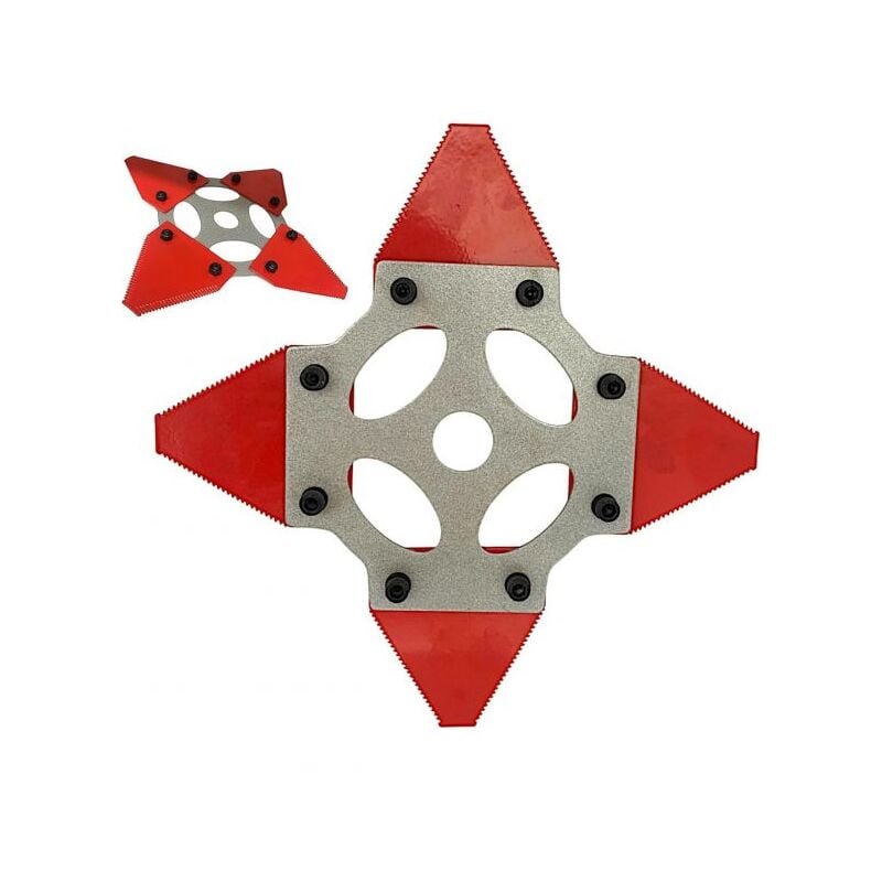 foto del prodotto disco per decespugliatore universale con 4 lame seghettate diametro taglio 250m