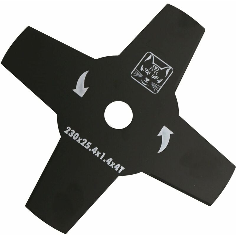 foto del prodotto disco per decespugliatori 4 denti green cat 230 mm.