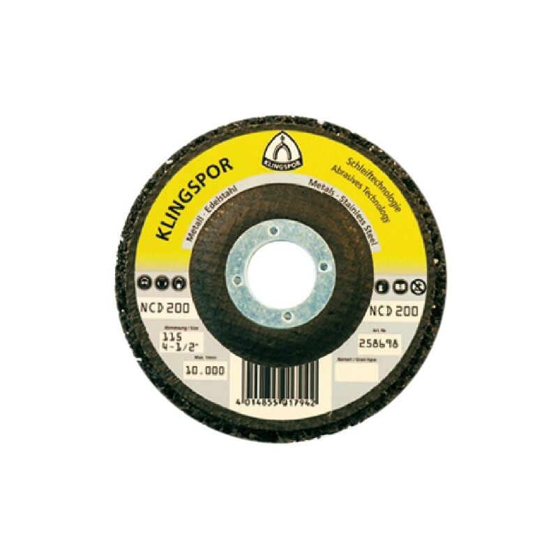 foto del prodotto disco per la pulizia e rettifica klingspor 115x22,2mm