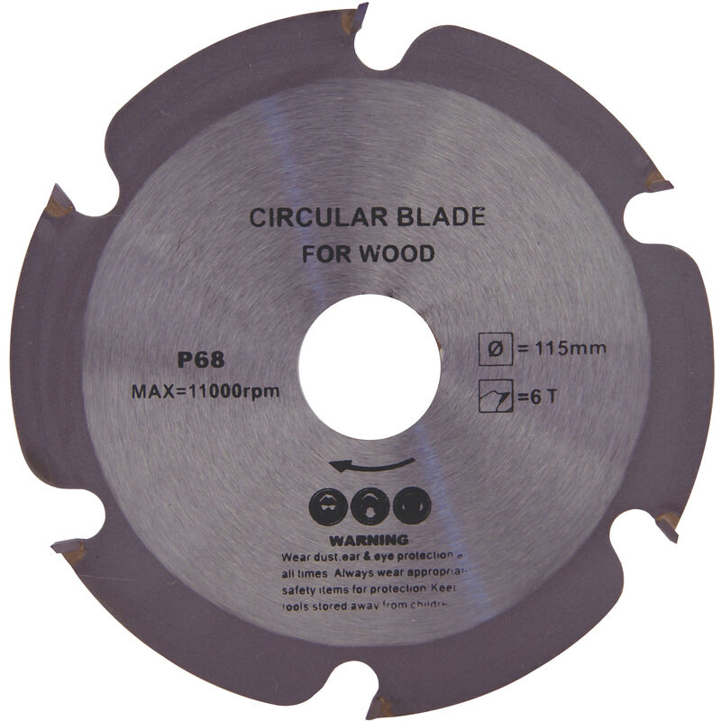 foto del prodotto disco per legno d 115x2 mm foro 22,2 mm