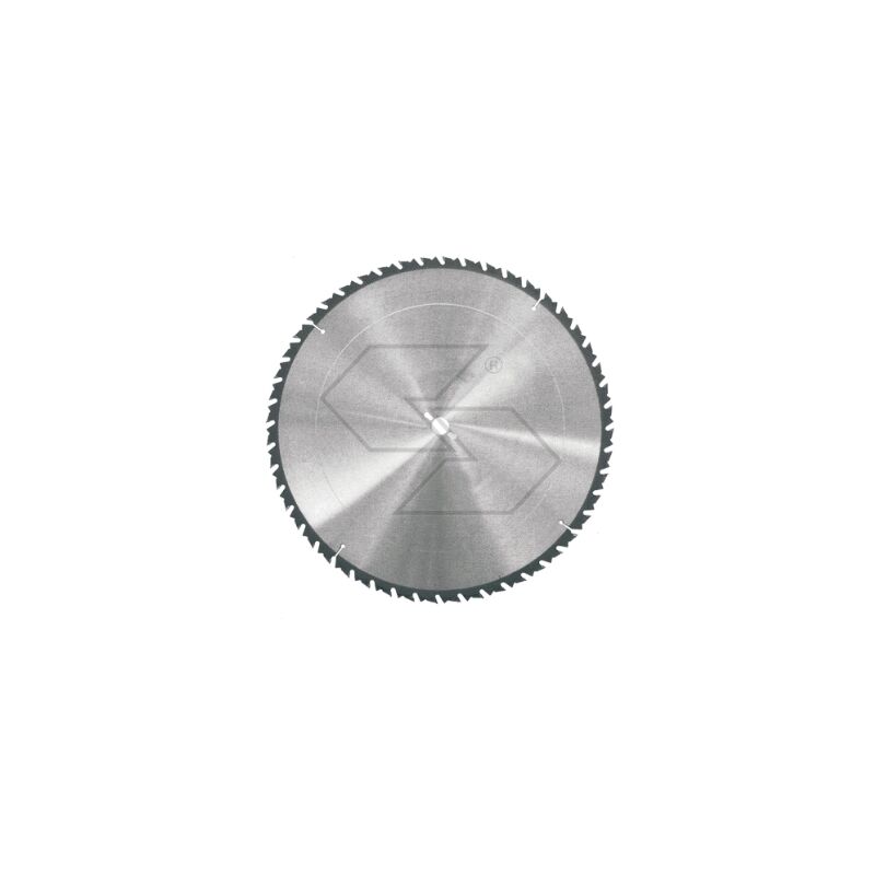foto del prodotto disco per sega circolare in acciaio dente con riporto in widia esterno 550 mm