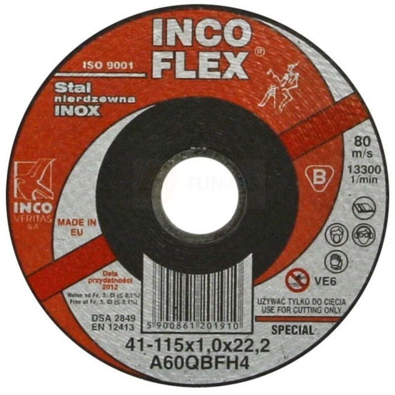 foto del prodotto disco piatto inox t1a 1151.022 - t1a 115 1 in