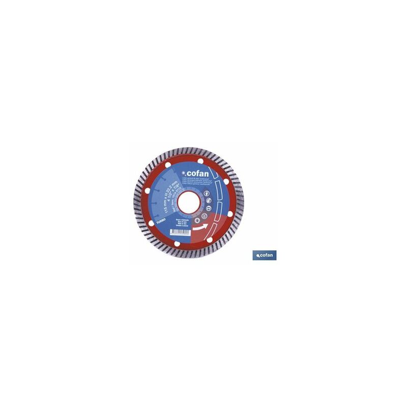 foto del prodotto disco professionale turbo da 125 mm di diametro.