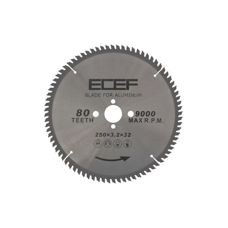 foto del prodotto disco sega circolare alluminio mm.250x32