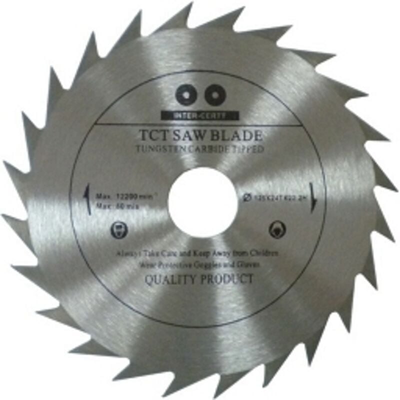foto del prodotto disco senza widia 125 mm x 22 mm x 24 denti