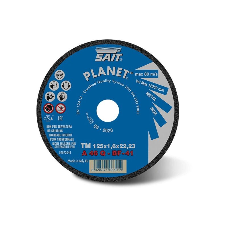 foto del prodotto disco taglio ferro planet 115x1,6