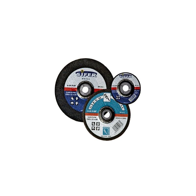 foto del prodotto disco taglio ferro sifer 115x2,5x22 r128