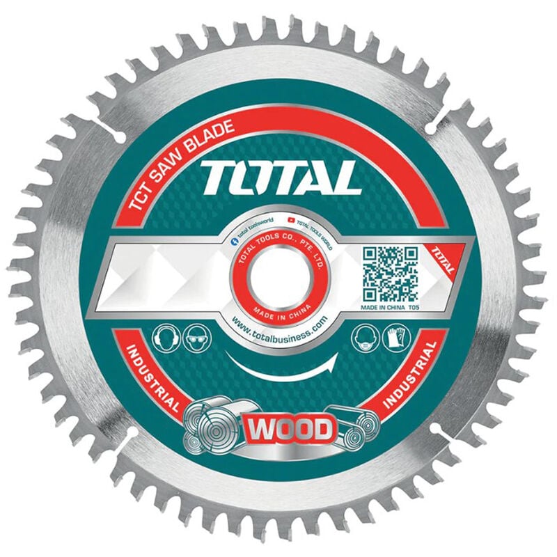 foto del prodotto disco taglio legno lama sega circolare troncatrice 24t 165mm total