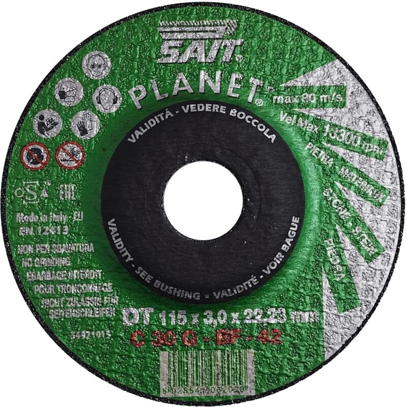 foto del prodotto disco taglio marmo planet 115x3