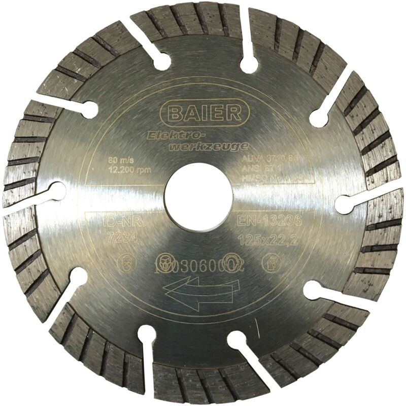 foto del prodotto disco universale b07234 scanalatore baier bdn 125