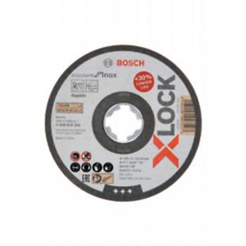 foto del prodotto disco x lock standard bosch 125x1 piatto 2608619262
