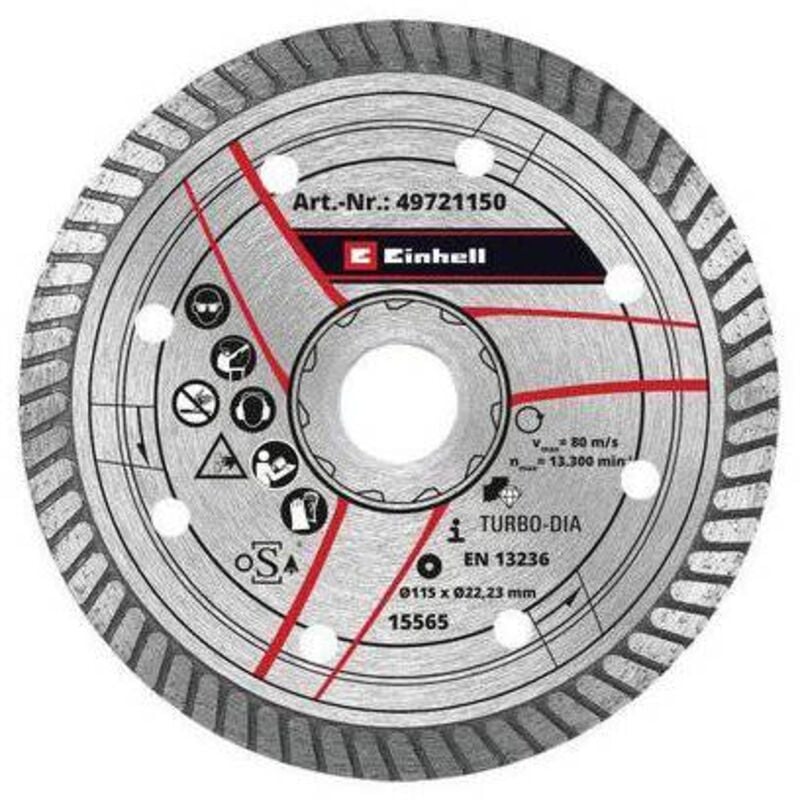 foto del prodotto disco x tagliapiastrella te tc 18 115 einhell mm 115