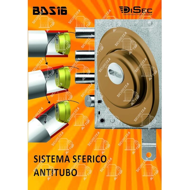 foto del prodotto disec defender da incasso in bronzo 25mm
