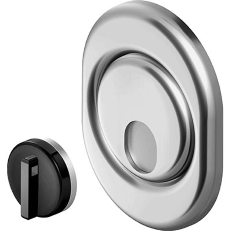 foto del prodotto disec defender magnetico mrm39 atra cromo satinato f.sag i.mm 31 d.mm 50 h.mm 25 1 pezzo