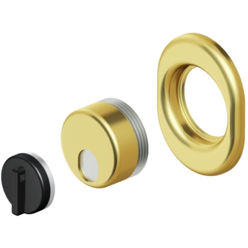 foto del prodotto disec defender protezione serrature monolito magnetico mrm29b oro lucido