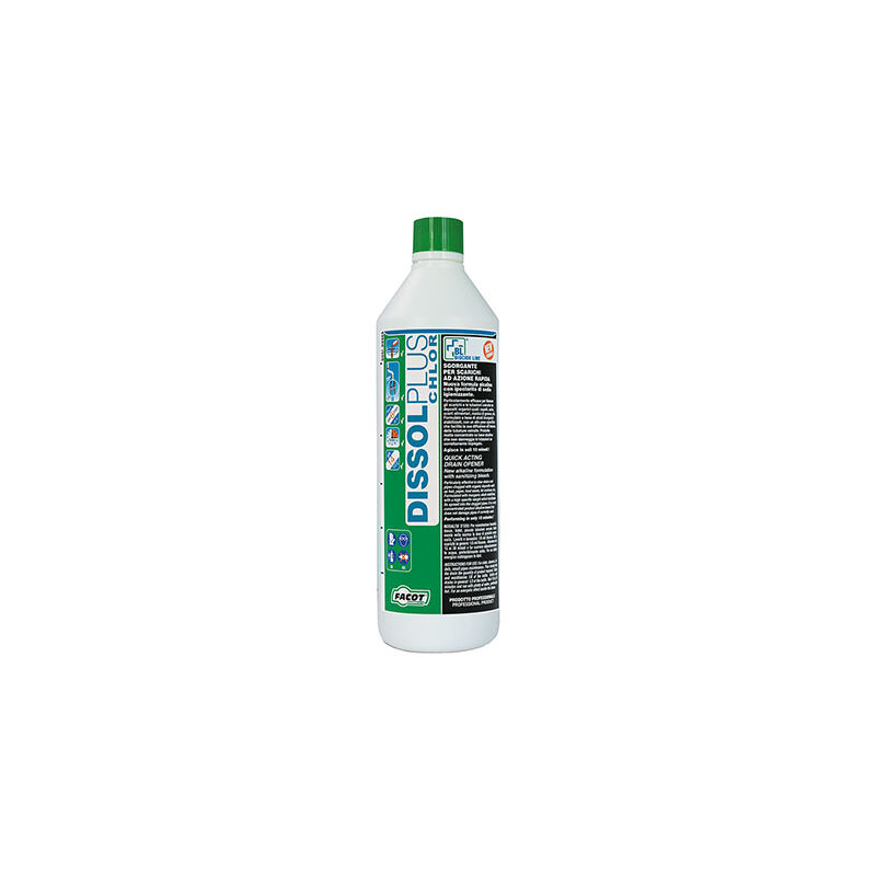 foto del prodotto disgorgante dissol plus chlor flacone 1 lt facot