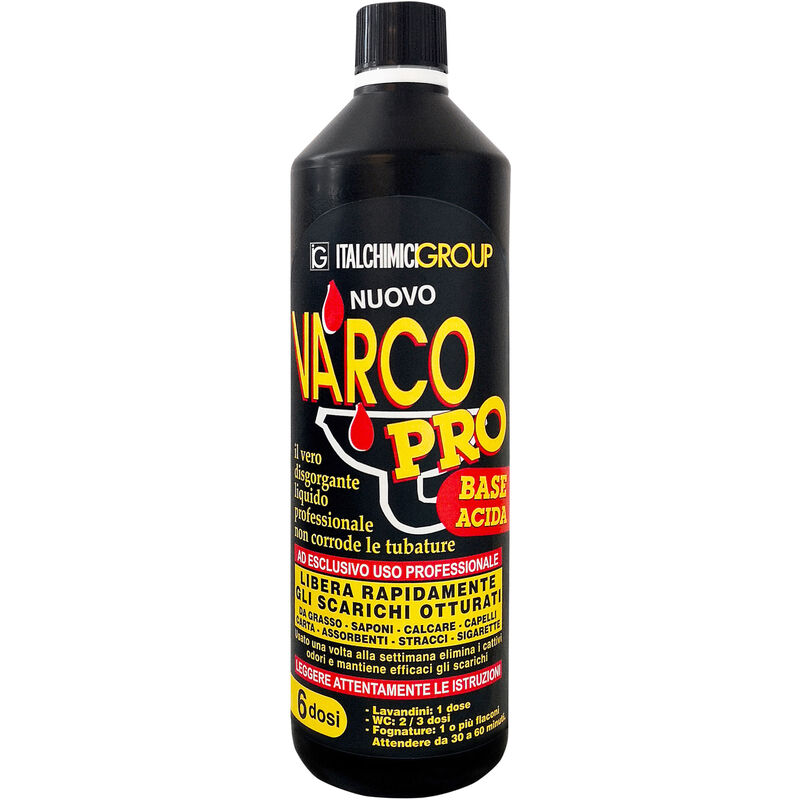 foto del prodotto disgorgante liquido varco pro ml. 750