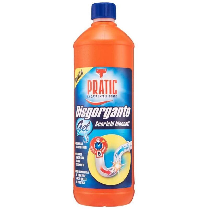 foto del prodotto disgorgante pratic gel per scarichi bloccati 1000 ml