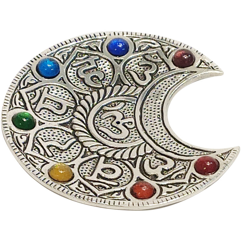 foto del prodotto dish moon chakra accessori natura piatto argento rotondo 1x12x12cm signes grimalt
