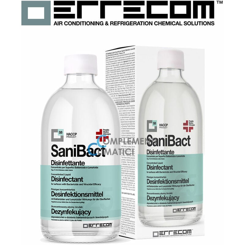 foto del prodotto disinfettante superfici sanibact errecom medico chirurgico ab1085.m.01