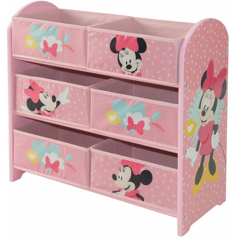 foto del prodotto disney scaffale portagiochi minnie
