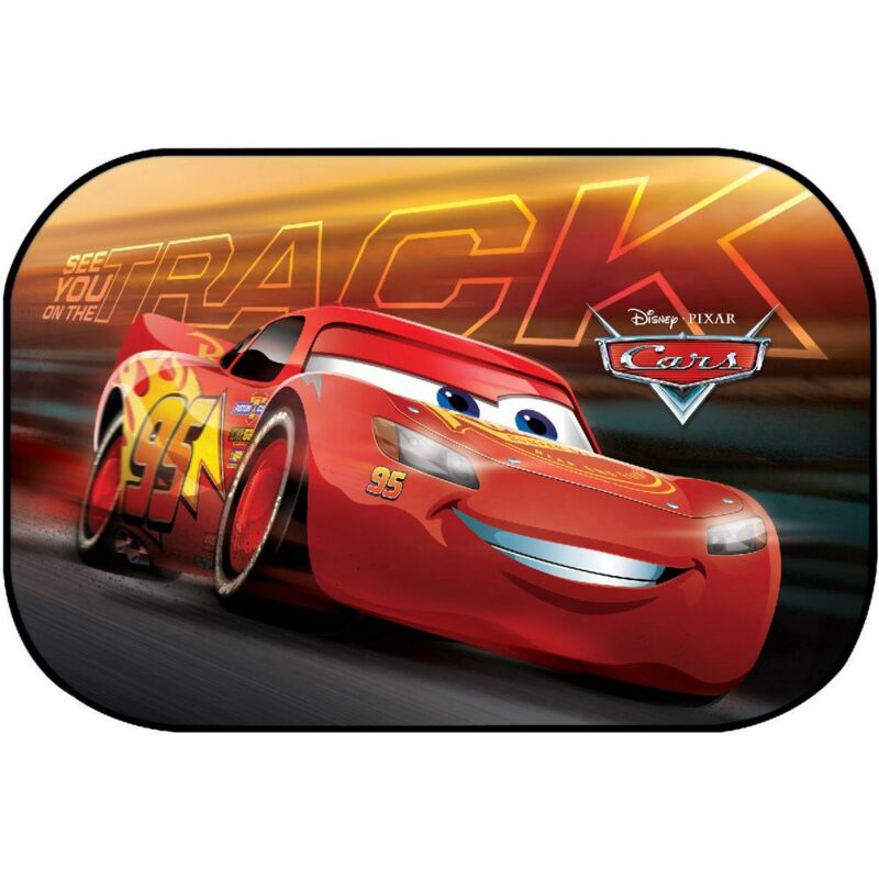foto del prodotto disney tendina maxi laterale parasole auto singola 60x40 cm cars 3 saetta mc queen bambino
