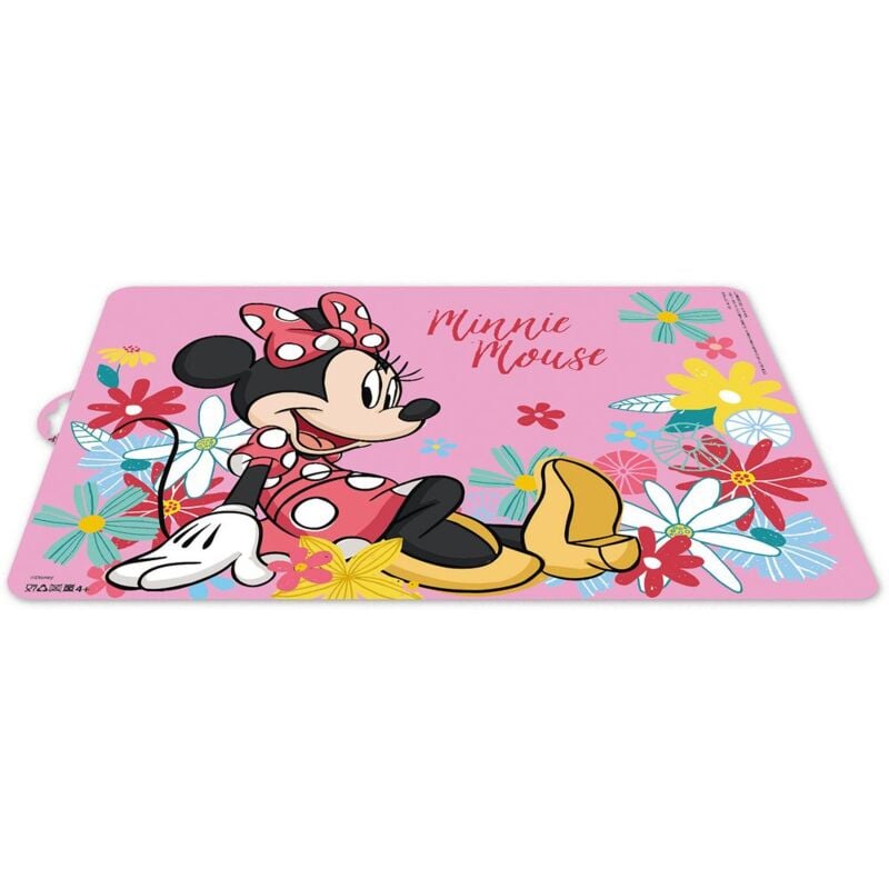 foto del prodotto disney tovaglietta individuale colorata per bambine in plastica minnie mouse topolina