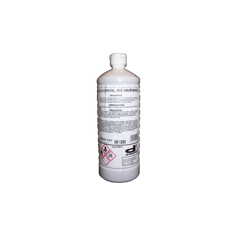 foto del prodotto disopolsa alcool bruciante da 1 litro in contenitore in pvc