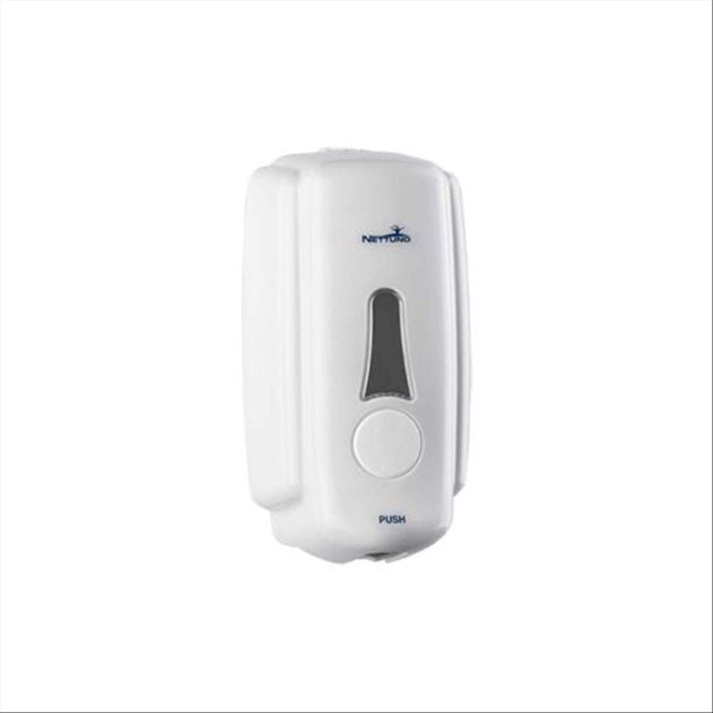 foto del prodotto dispenser a muro lava mani per sapone a mousse, colore bianco