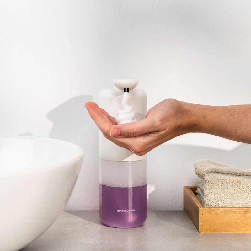 foto del prodotto dispenser automatico ricaricabile di sapone in schiuma bitefom innovagoods